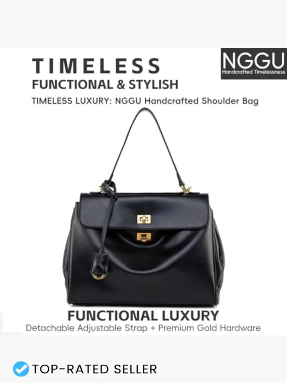 Leather Tote Bag Women Large Satchel Shoulder Handbag Purse Work Travel